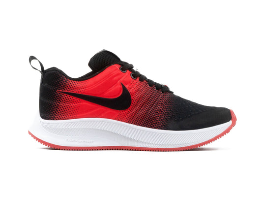 Tenis 012 Negro Rojo Negro