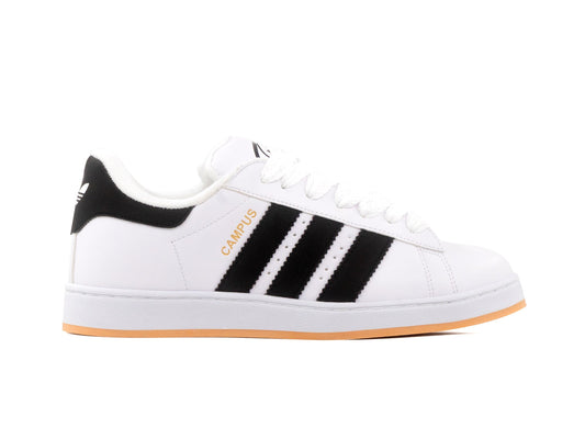 Tenis Campus Blanco Negro