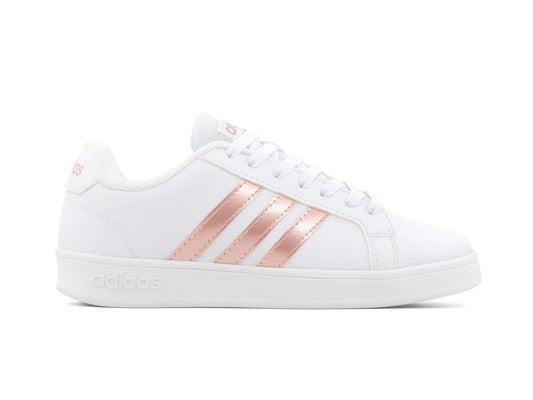 Tenis Neo Grand Court Blanco Oro Rosado