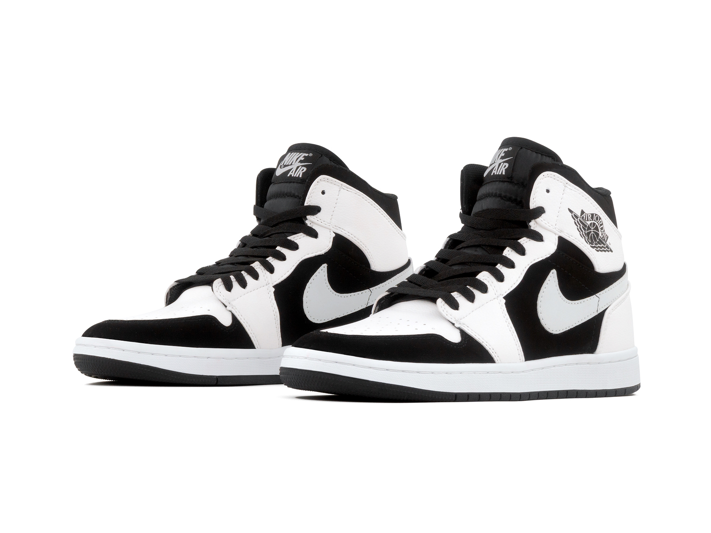 Tenis Retro 1 Blanco Negro Panda