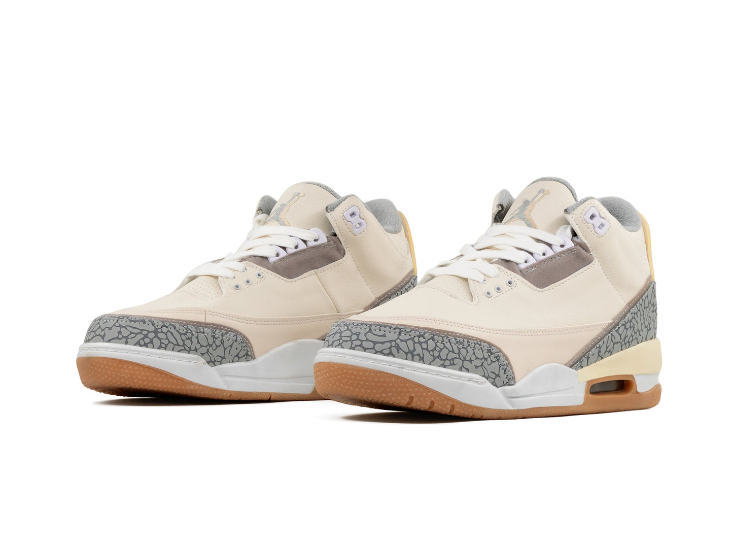 Tenis Retro 3 Beige Gris 1.1 Premium