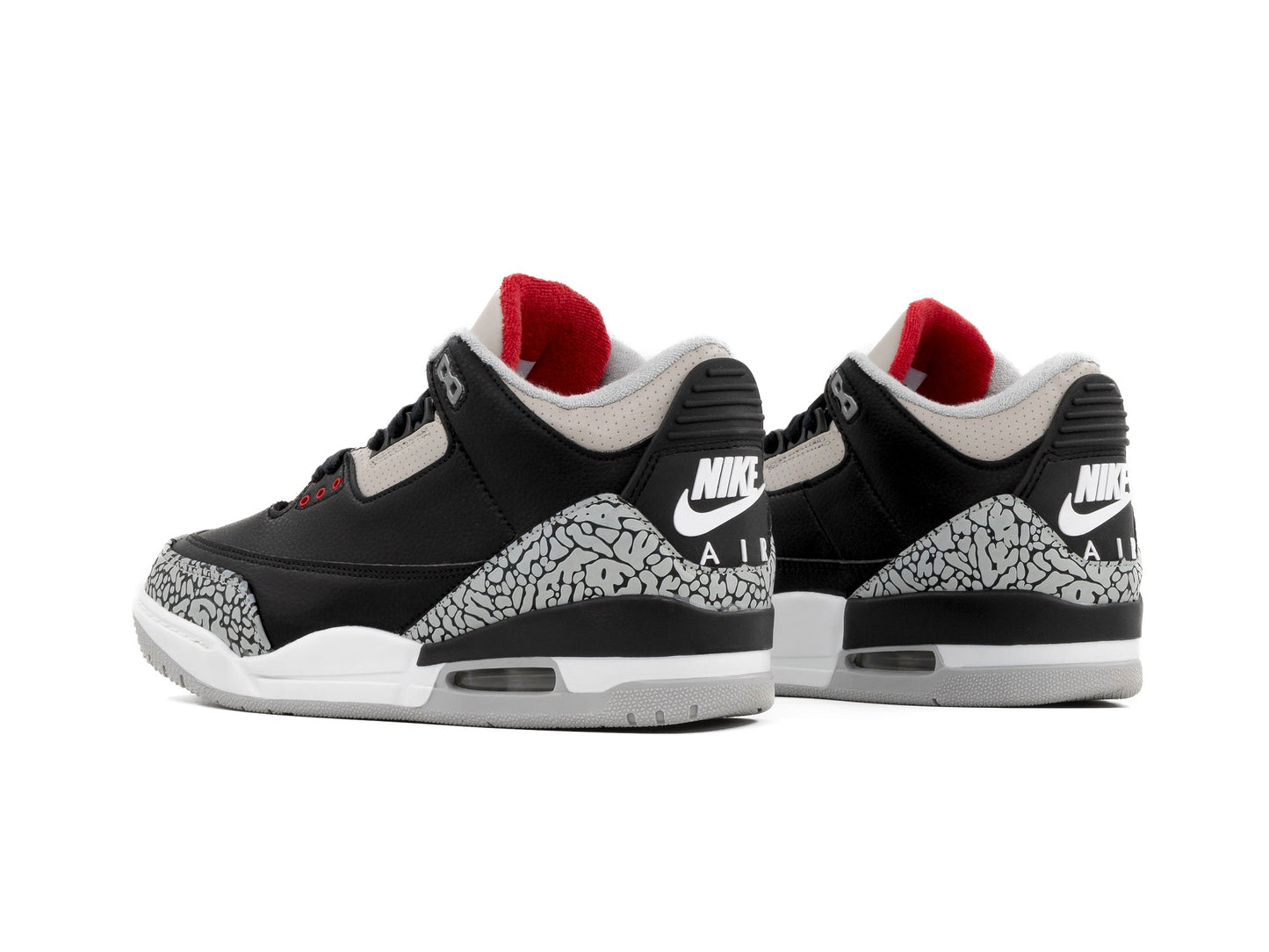 Tenis Retro 3 Negro Beige 1.1 Premium