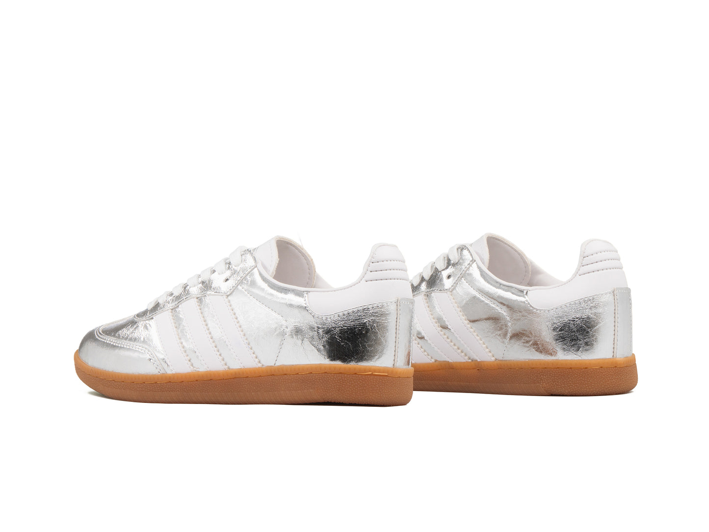 Tenis Samba Plata Blanco