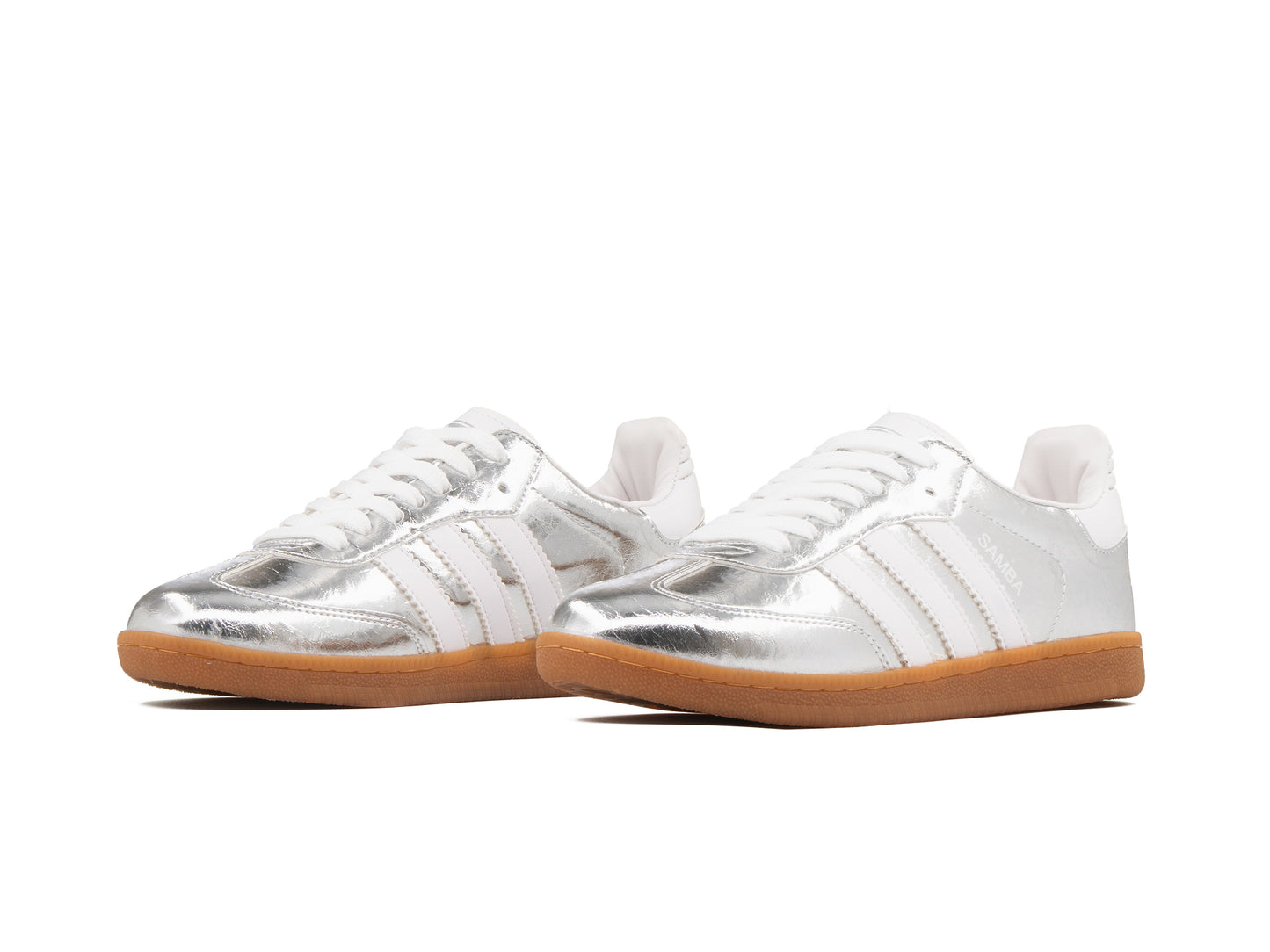 Tenis Samba Plata Blanco