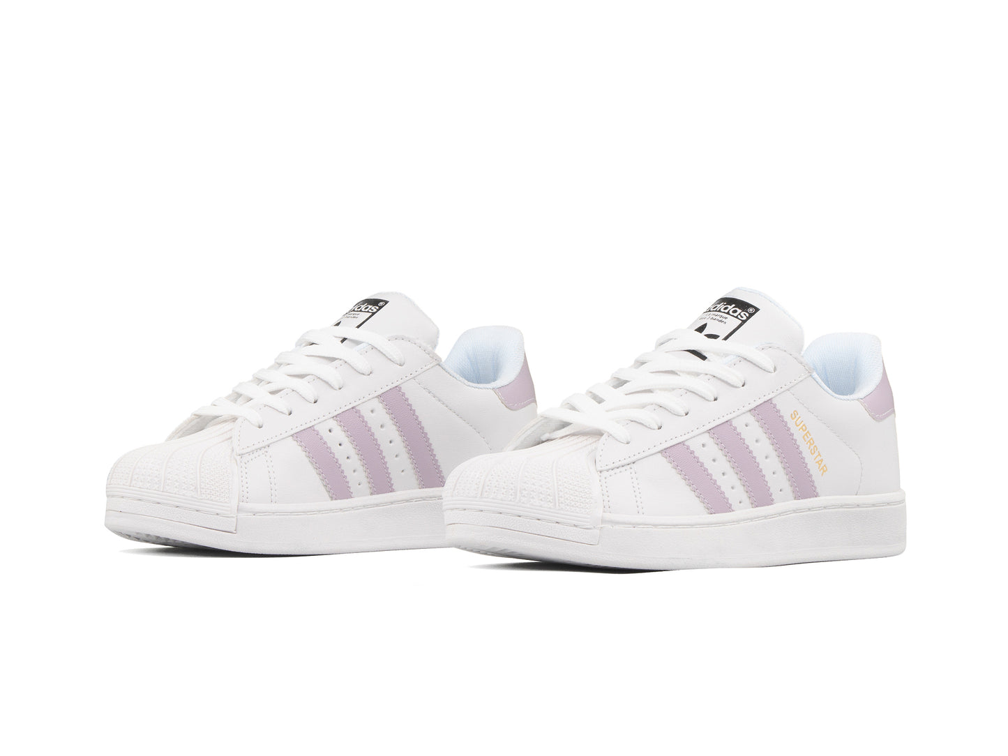 Tenis Superstar Blanco Lila