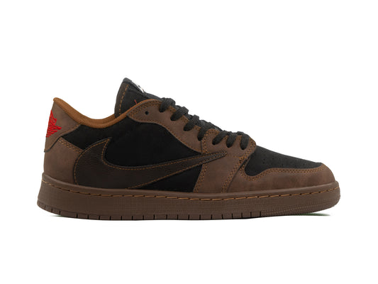 Tenis Travis Low Velvet Brown